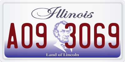 IL license plate A093069