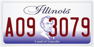 IL license plate A093079