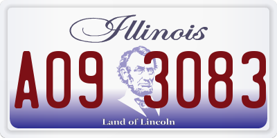 IL license plate A093083