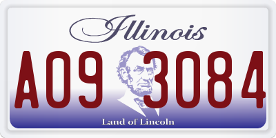 IL license plate A093084