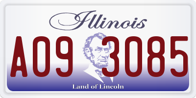 IL license plate A093085
