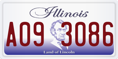 IL license plate A093086