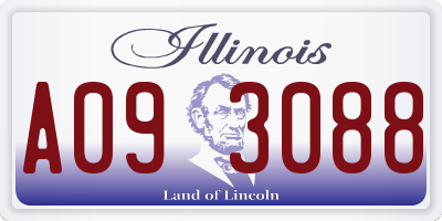 IL license plate A093088