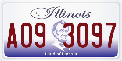 IL license plate A093097