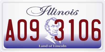 IL license plate A093106