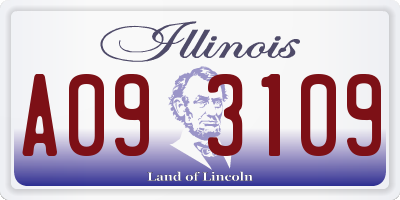 IL license plate A093109