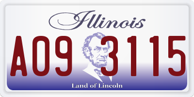 IL license plate A093115