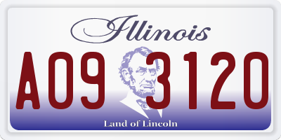 IL license plate A093120