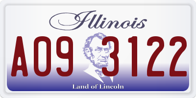 IL license plate A093122