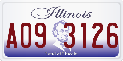 IL license plate A093126