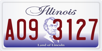 IL license plate A093127
