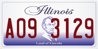 IL license plate A093129