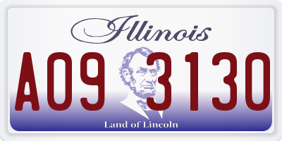 IL license plate A093130