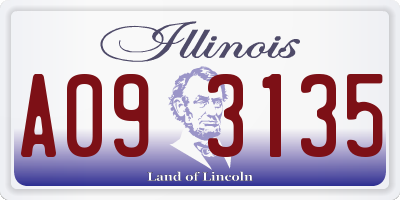 IL license plate A093135
