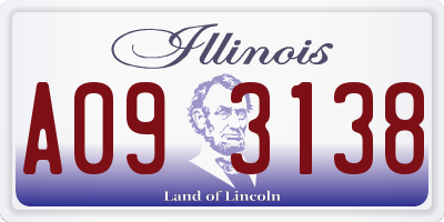 IL license plate A093138