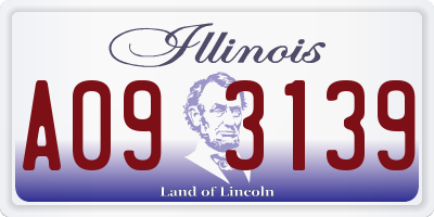 IL license plate A093139
