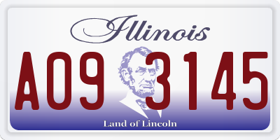 IL license plate A093145
