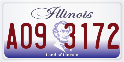 IL license plate A093172