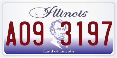 IL license plate A093197