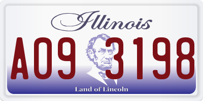 IL license plate A093198