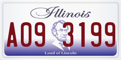 IL license plate A093199