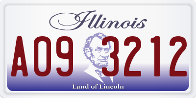 IL license plate A093212