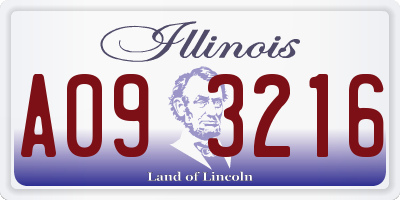 IL license plate A093216