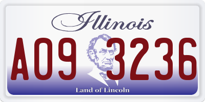 IL license plate A093236