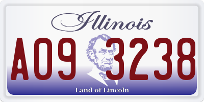 IL license plate A093238