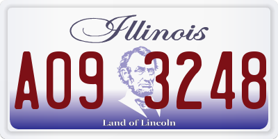 IL license plate A093248