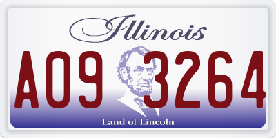 IL license plate A093264