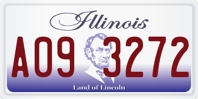IL license plate A093272