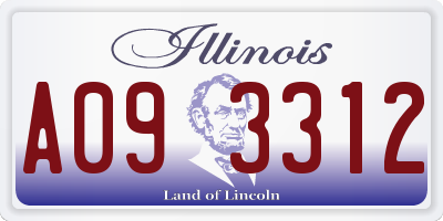 IL license plate A093312