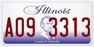 IL license plate A093313