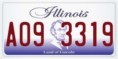 IL license plate A093319
