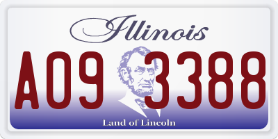 IL license plate A093388