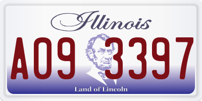 IL license plate A093397