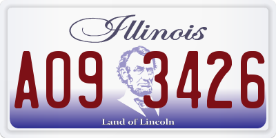 IL license plate A093426