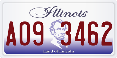 IL license plate A093462