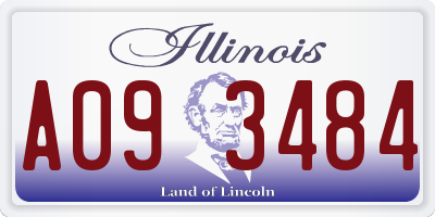 IL license plate A093484