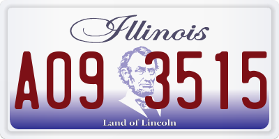 IL license plate A093515