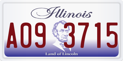 IL license plate A093715