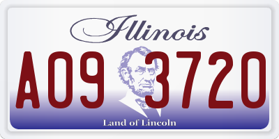 IL license plate A093720