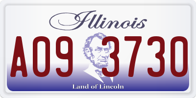 IL license plate A093730