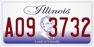 IL license plate A093732