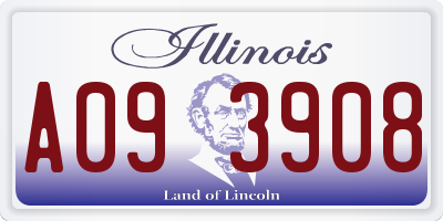 IL license plate A093908