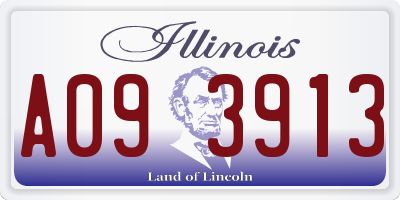 IL license plate A093913