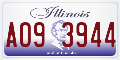 IL license plate A093944