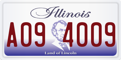 IL license plate A094009