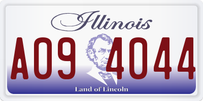 IL license plate A094044